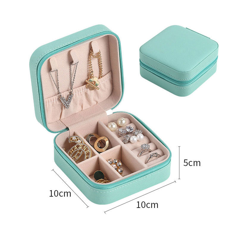 Leather jewelry case