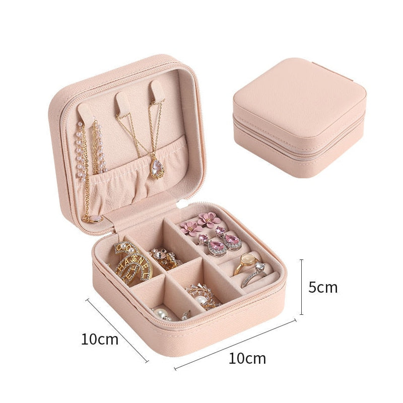 Leather jewelry case
