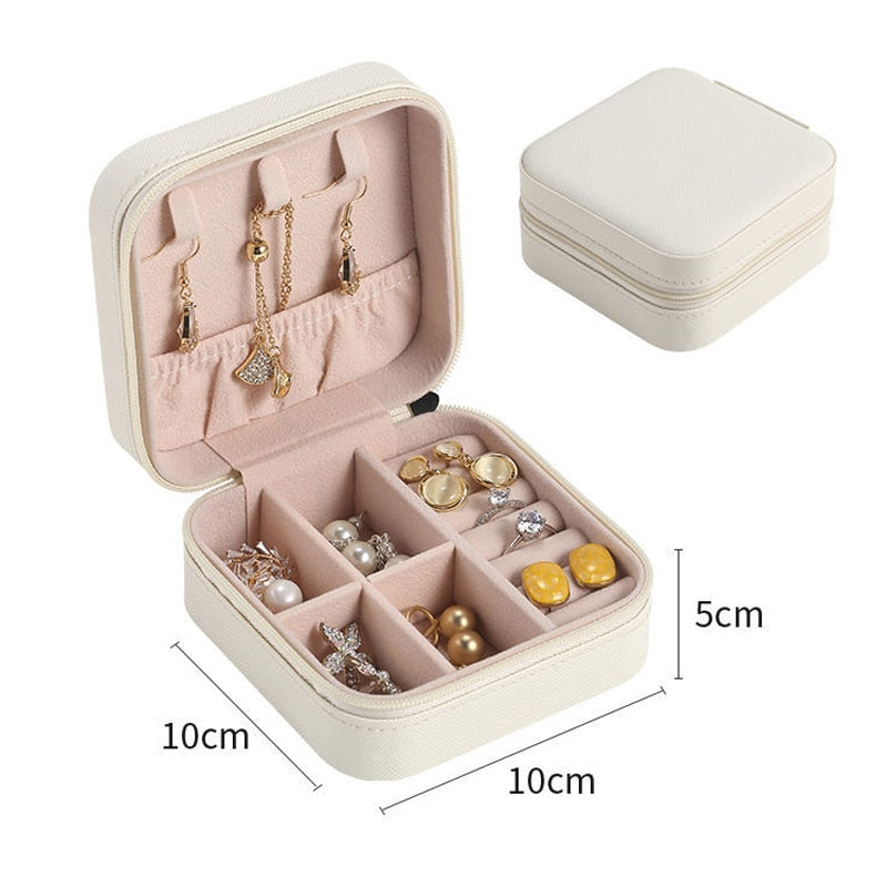 Leather jewelry case