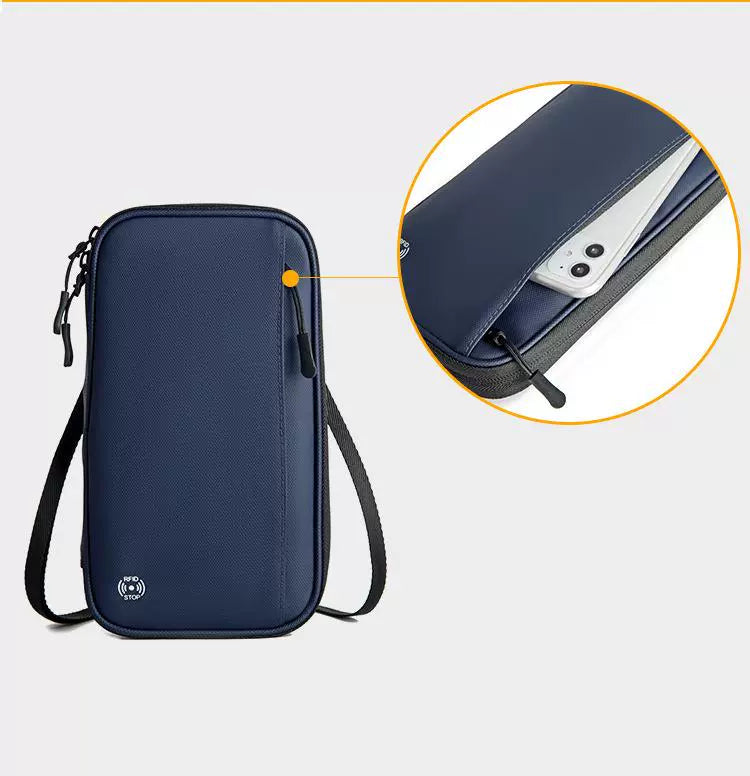 RFID Crossbody Travel Wallet