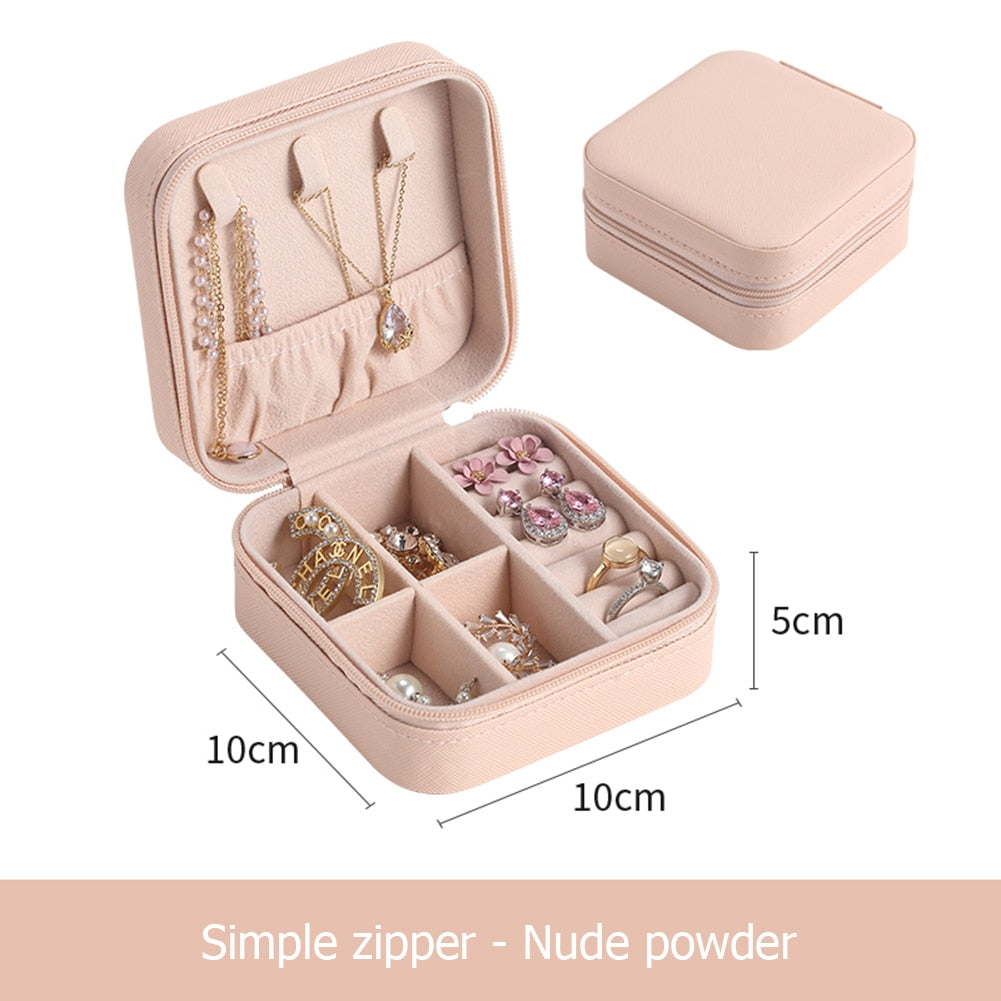 Leather jewelry case