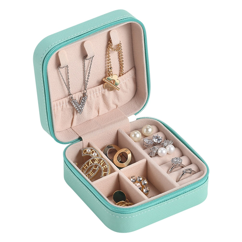 Leather jewelry case