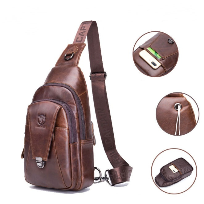 Genuine Leather Crossbody Bag