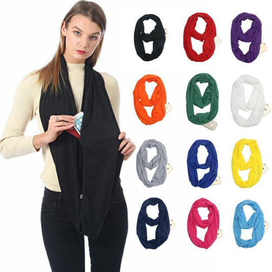 Infinity Scarf with Pocket