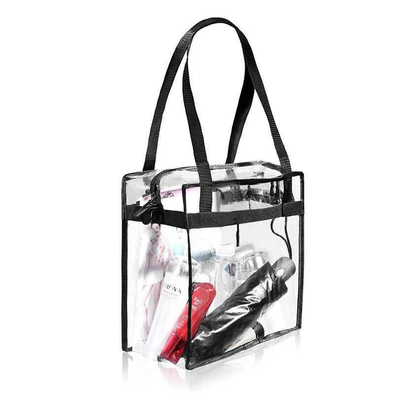 Transparent women's shoulder bag