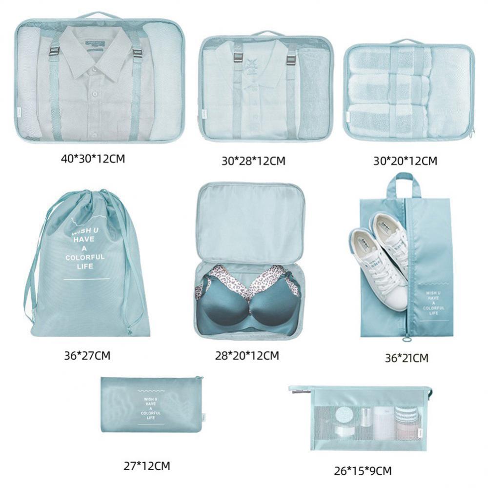 8-piece Set Luggage Divider Bag Travel Storage