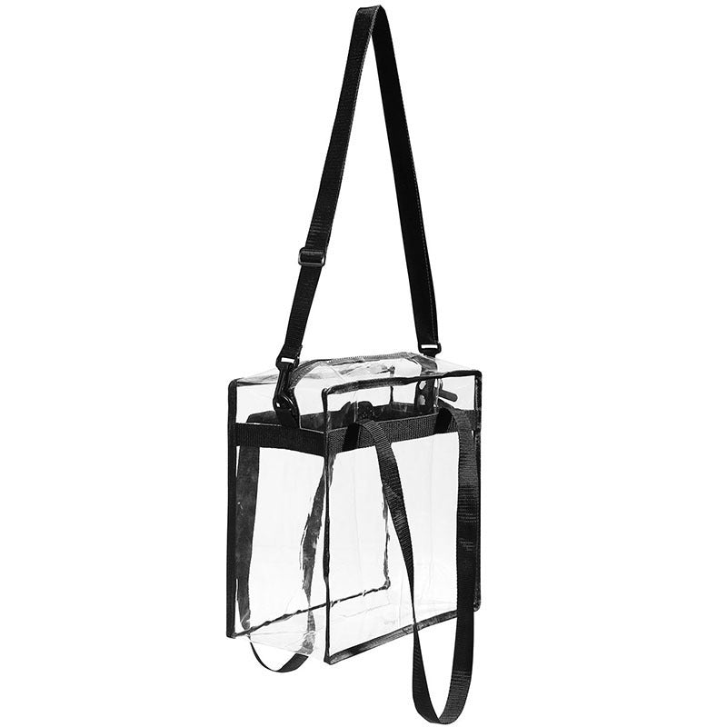 Transparent women's shoulder bag